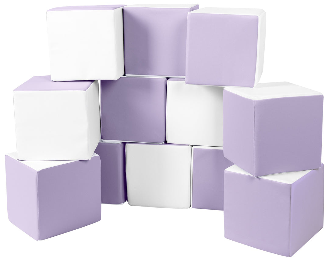 Soft Play Cubes, 12 building blocks for kids