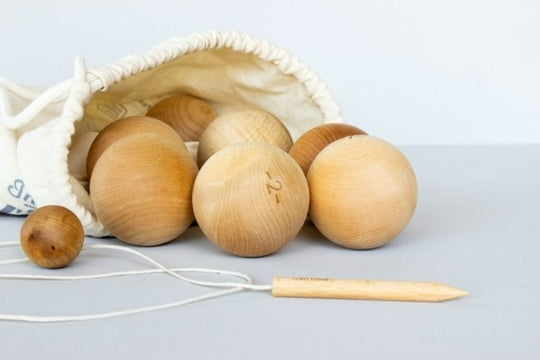 Wooden Pétanque Game