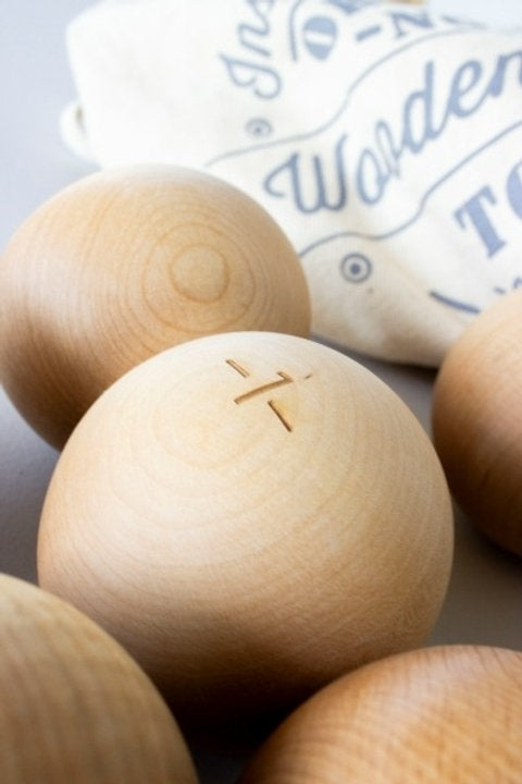 Wooden Pétanque Game