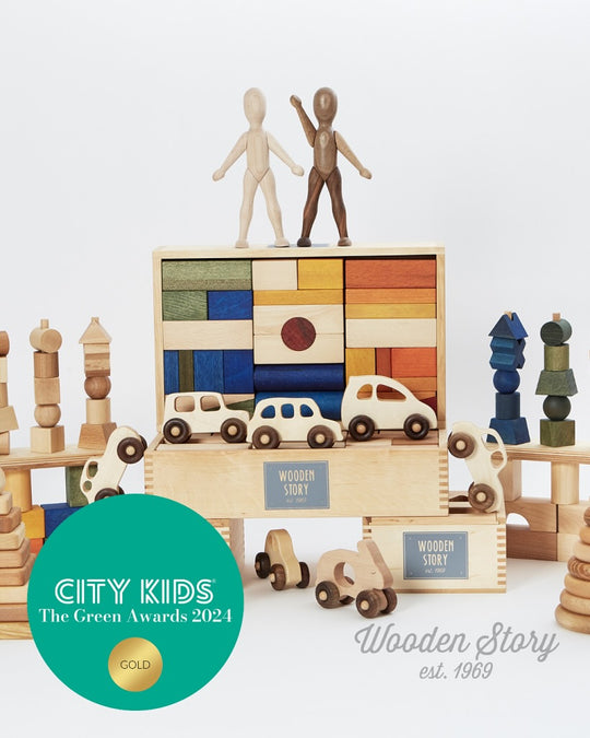 Wooden Car - Retro