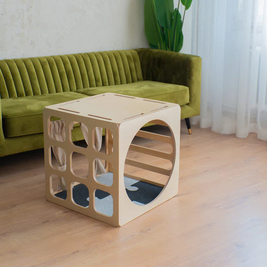 Ette Tete CUBITRI® Climbing Play Cube With Wooden Window