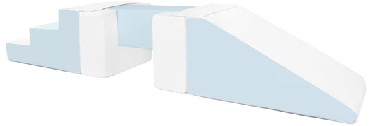 Footbridge + slide set of 5 large foam blocks
