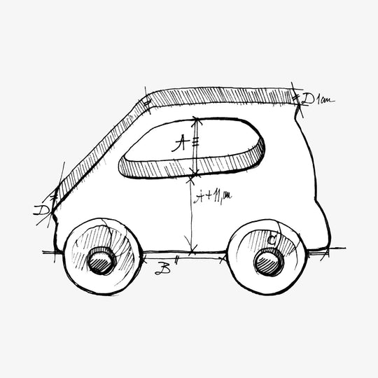 Wooden Car - Electric