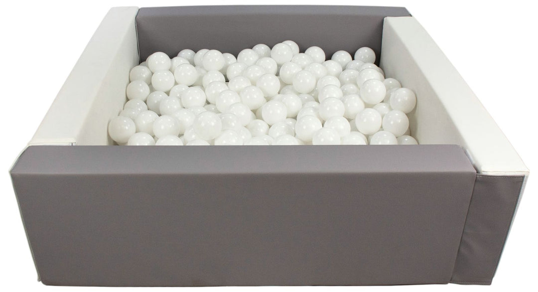 Square eco-leather ball pit with 300 balls, 5 elements
