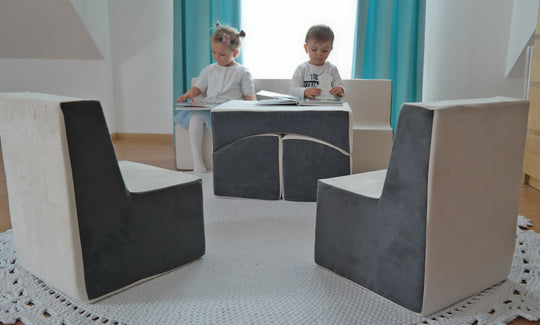 Soft Foam Furniture 3 pcs set: Chair+Sofa+Coach
