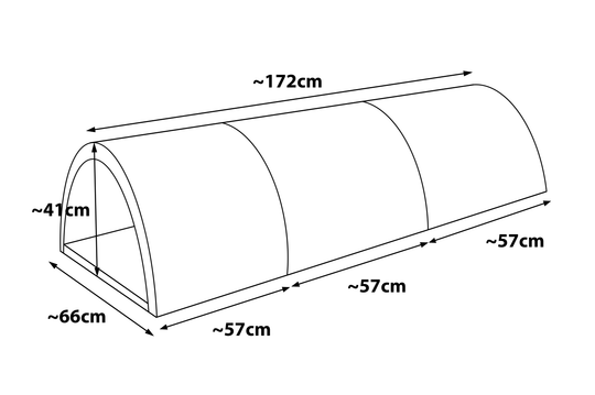 Foam 3-piece I-Tunnel