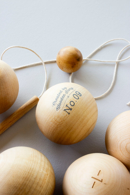Wooden Pétanque Game