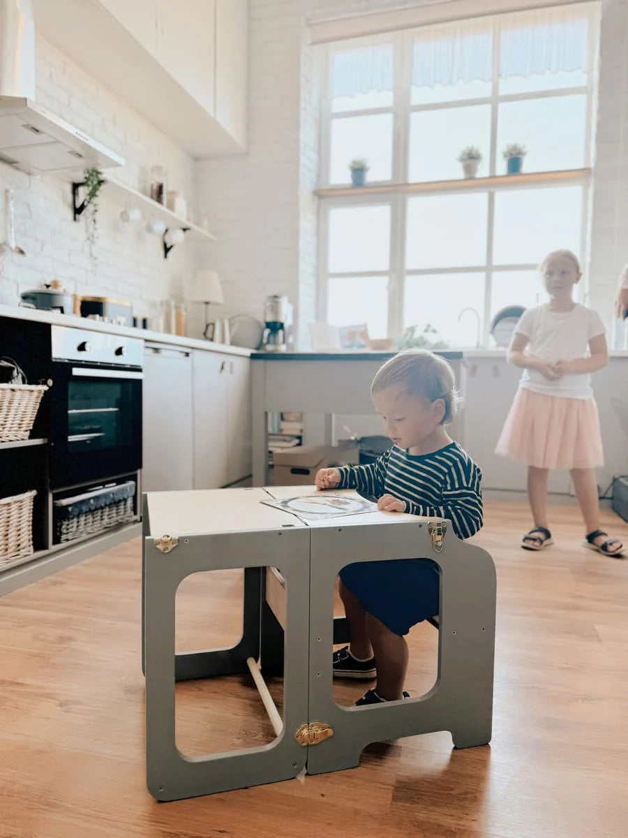 4in1 Creative Tower with Blackboard And Slide