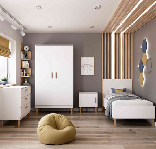 Bedside Table Kubi - White