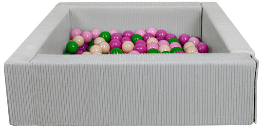 Soft play Corduroy ball pit, home ball pit, indoor, outdoor, ball pit + 200 balls