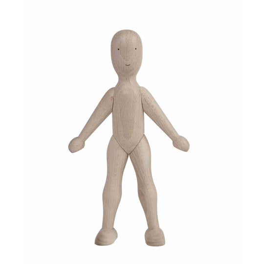 Wooden Beech Doll with Dress