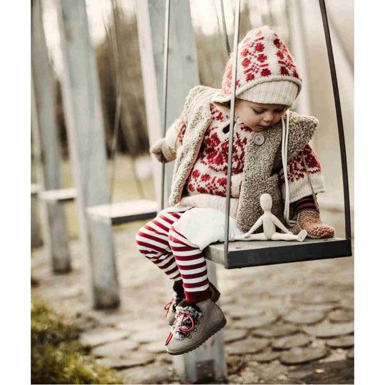 Wooden Beech Doll with Dress