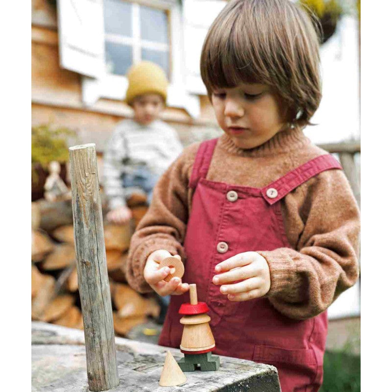 LALA Stick Figure Puzzle - Blue
