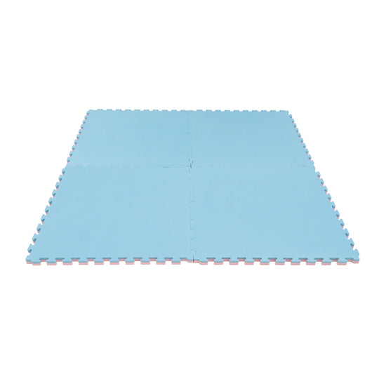 Large Foam Puzzle Mats - Baby Pink / Baby Blue