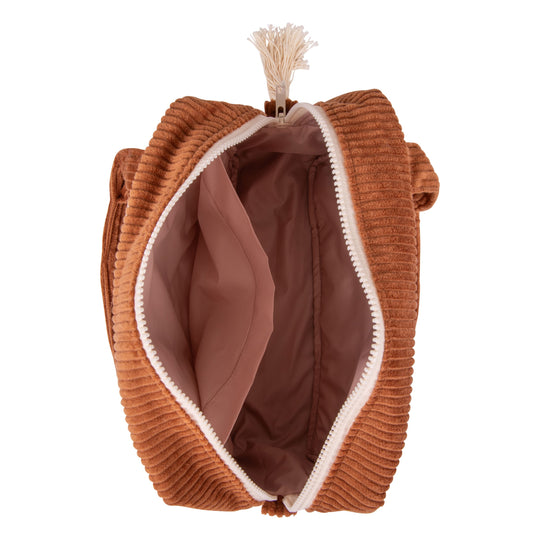 Large Make-Up Bag - Caramel