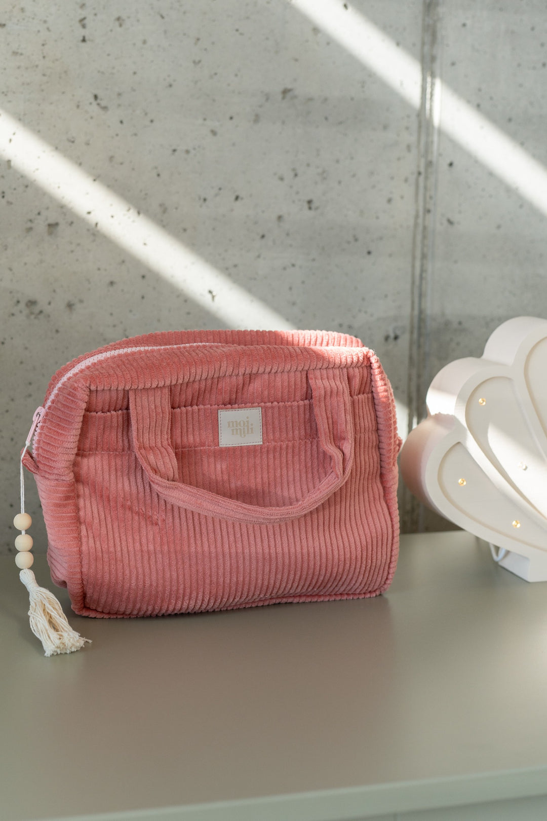 Make-Up Bag Set of 2 - Coral ds