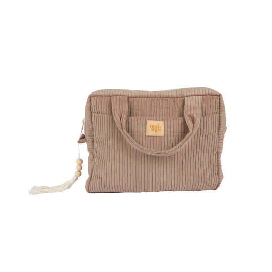 Large Make-Up Bag - Latte