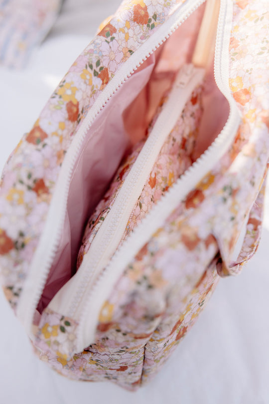 Large Make-Up Bag - Spring Garden