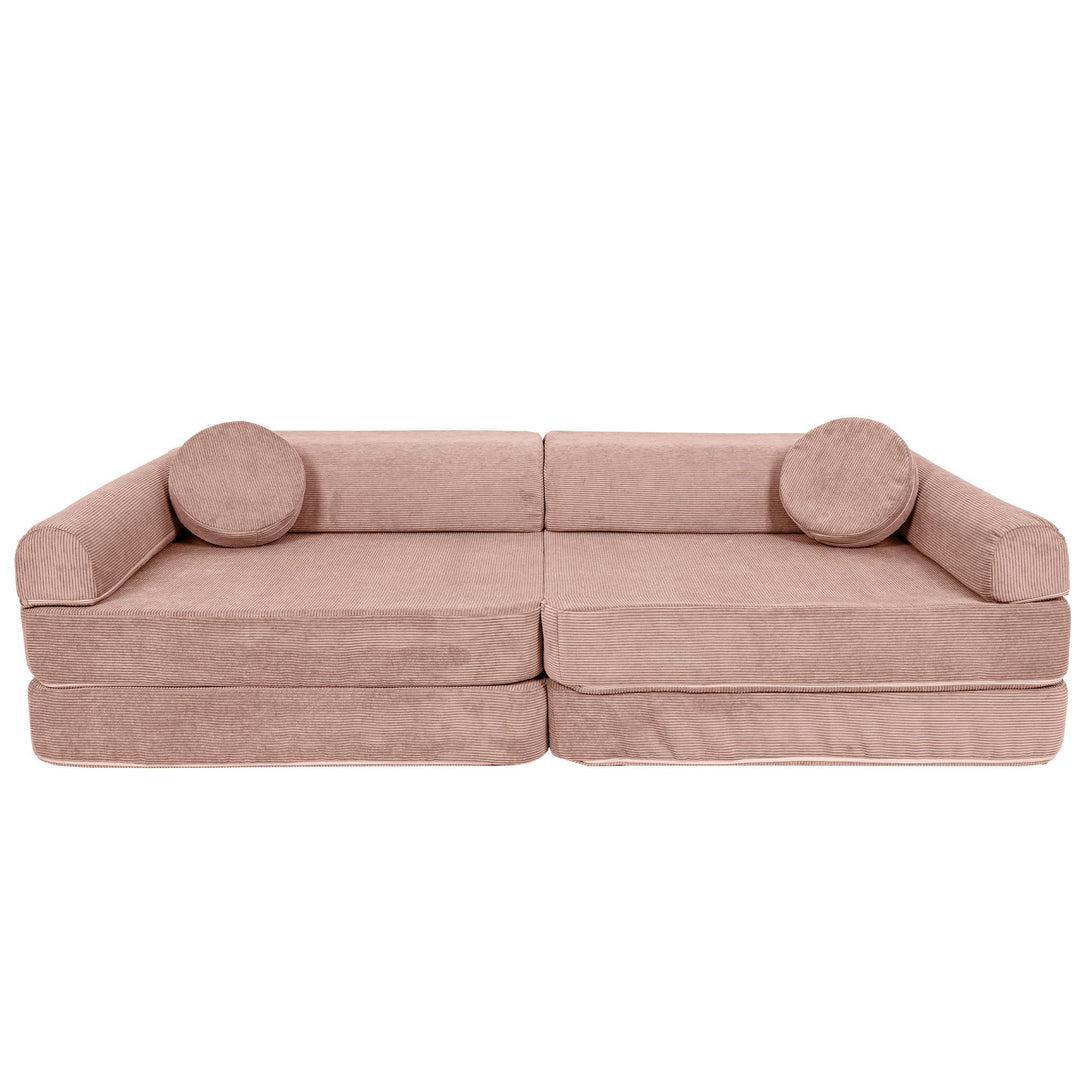 Large Modular Sofa for Kids - Slimcord Corduroy Pink