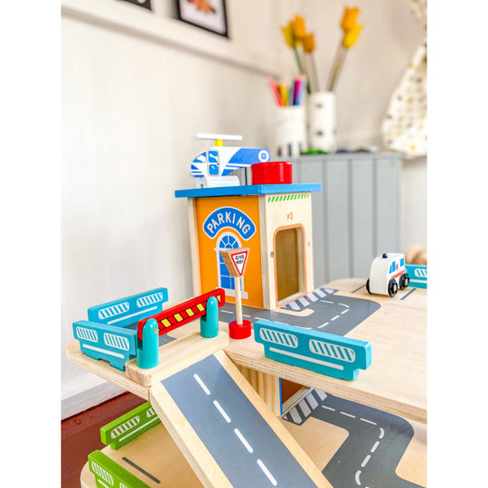 Wooden Parking Garage