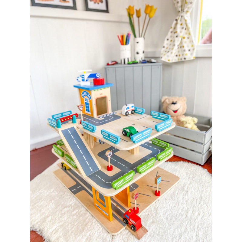 Wooden Parking Garage