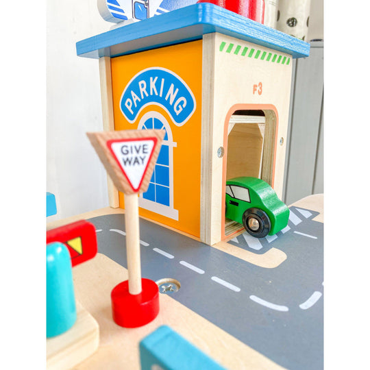 Wooden Parking Garage