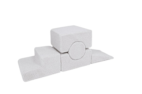 MeowBaby® Bearly Shape Set with 5 Elements - White