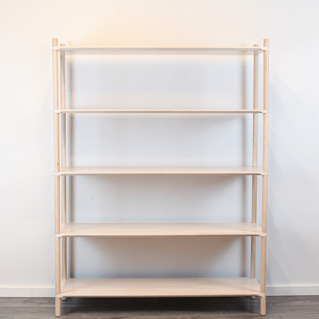 Montessori-Inspired Wooden Shelving Unit Large, 5 Shelves
