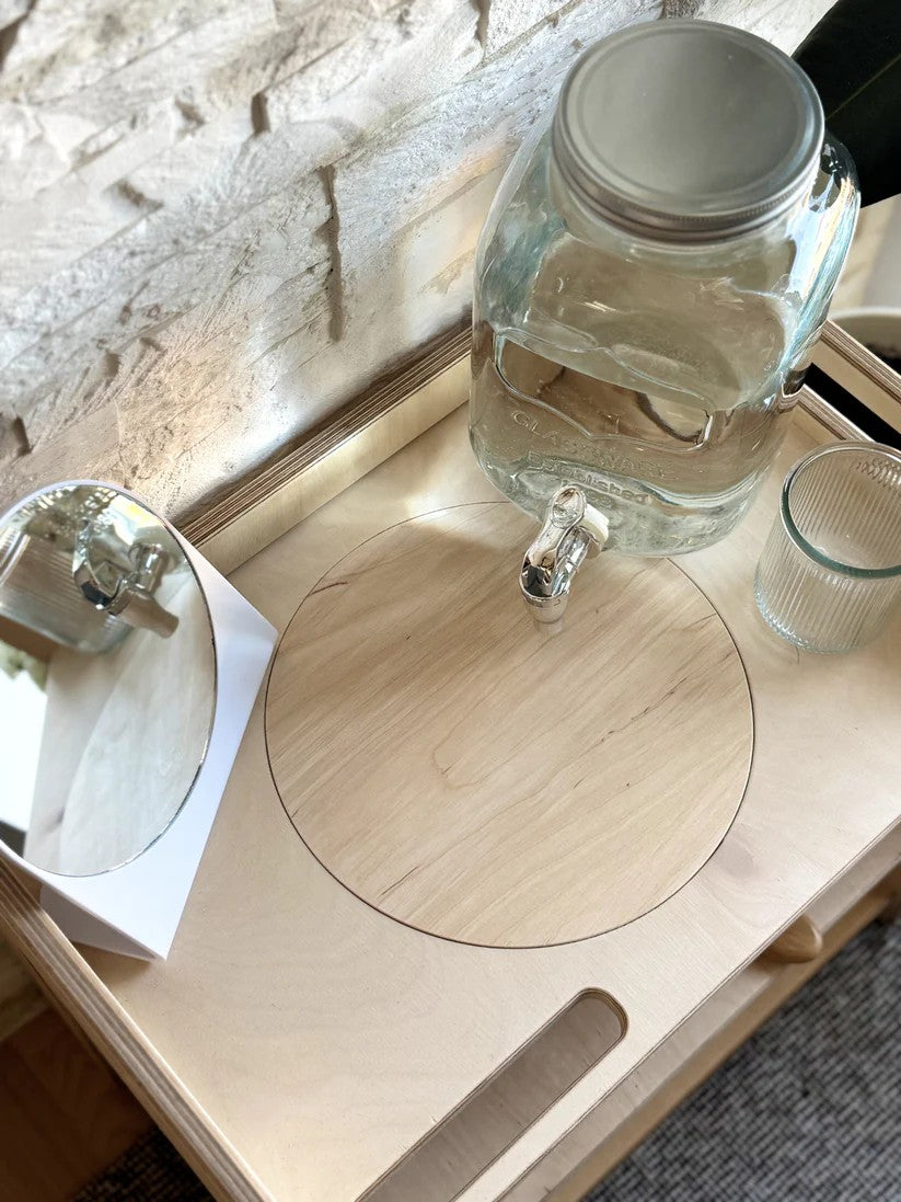 Montessori Wash Station with Lid - Small Single