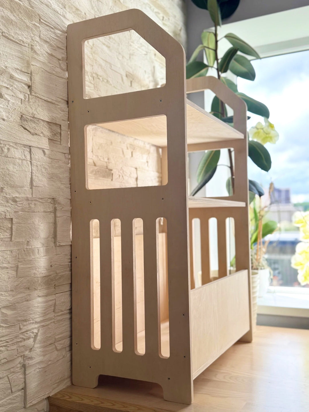 Montessori Wooden Shelf for Kids