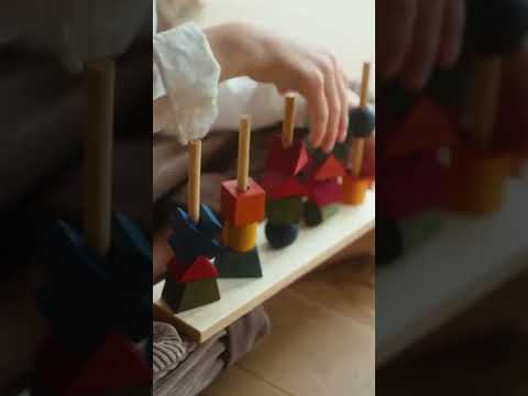 Wooden Fence Puzzle - Colorful