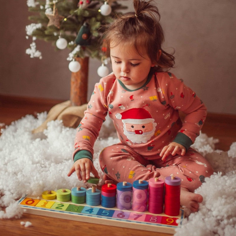 Puzzle For Learning Colors And To Count