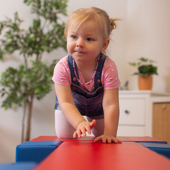 Soft Play Activity Set Balance Bridge - Blue &amp; Red
