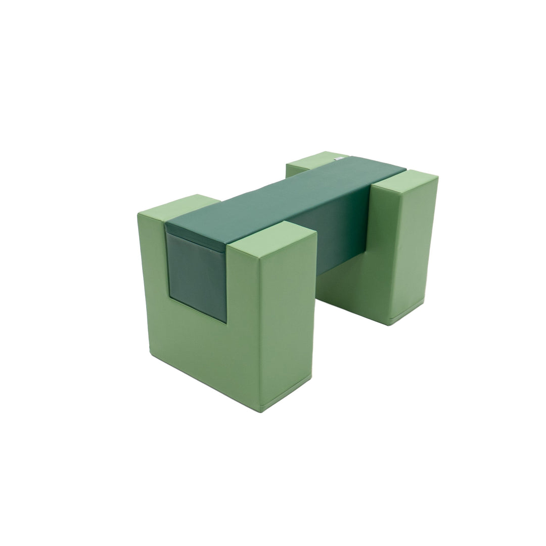 Soft Play Activity Set Balance Bridge - Green