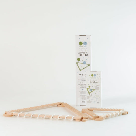TipiToo® Small Balance Beam 3 Piece Set - White Rope
