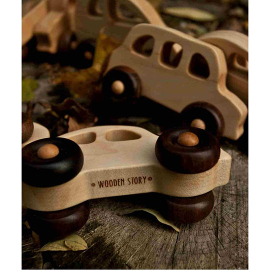 Wooden Car - English Taxi